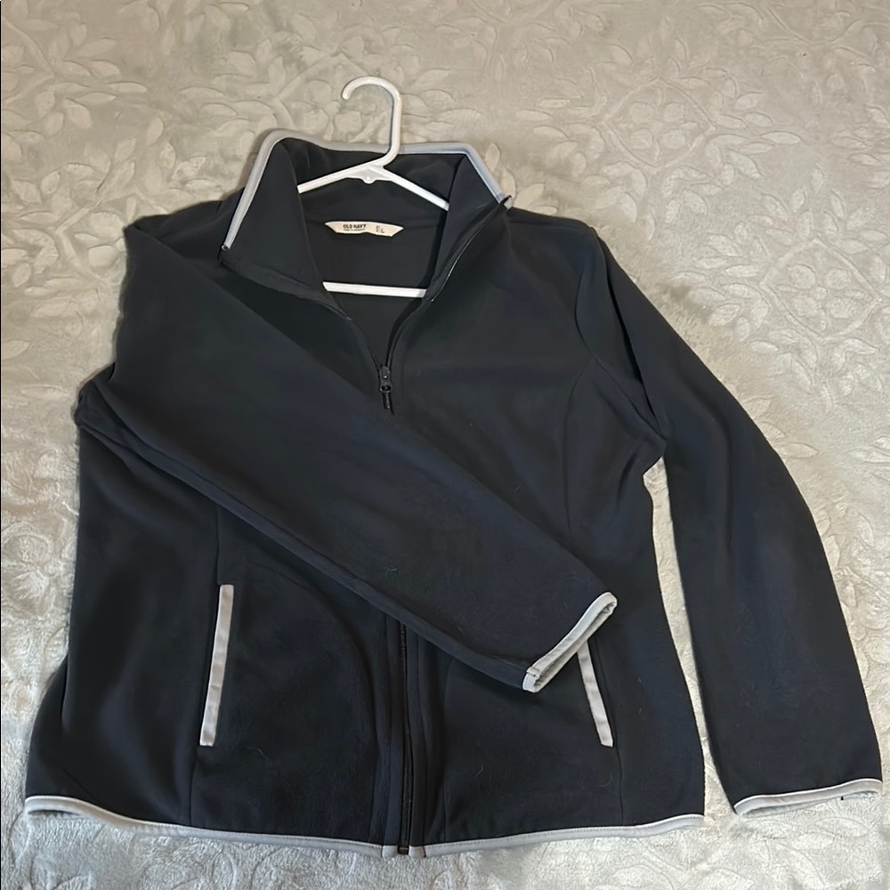 Old Navy Blue and Gray Fleece Jacket
